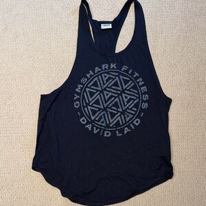 Gymshark Navy Graphic Tank Top